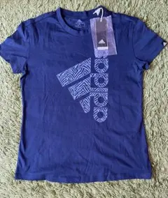 adidas ネイビー系 Tシャツ レディースLサイズ 新品タグ付き