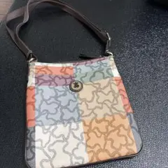 TOUS ショルダーバッグ パッチワーク柄のサムネイル