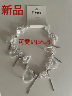 新品　WEGO LデザインチェーンMIXジャラネックレス