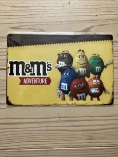 M&M's ADVENTURE メタルプレート ブリキ看板 インテリア