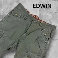 EDWIN KV452 カーゴパンツ M オリーブのサムネイル