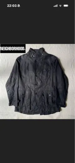 NEIGHBORHOOD ネイバーフッド リネン 麻 ミリタリージャケット