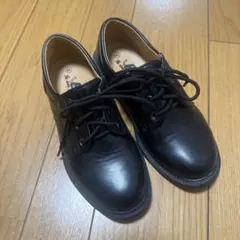 21.5cm-22cm 黒レザー フォーマルシューズ ローファー