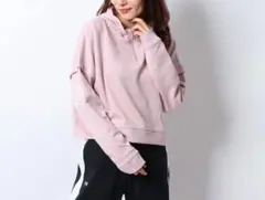 アンダーアーマー ピンクフード付きパーカー XL