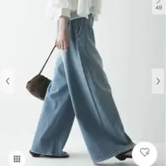 URBAN RESEARCH 綿麻デニムイージーパンツのサムネイル