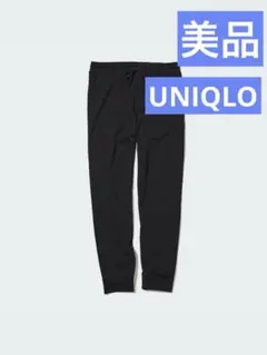 【美品】UNIQLOウルトラストレッチアクティブジョガーパンツ　L ブラック