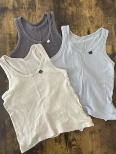 タンクトップ 下着3色セット 95cm