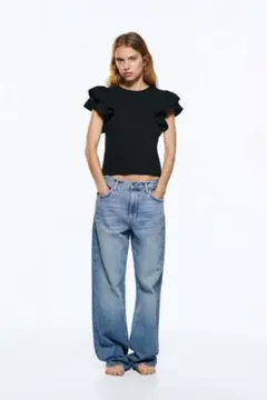 ZARA 半袖フリル