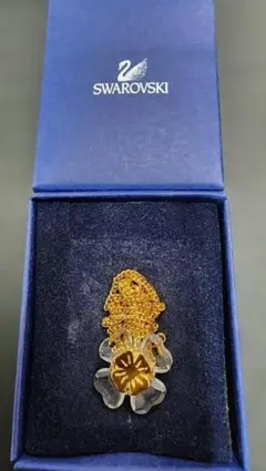 Swarovski 花モチーフ ネックレス