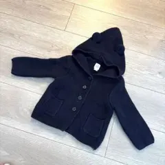 難あり　GAP くまさんカーディガン　ベビー　12-18month