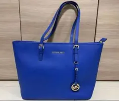 aniary トートバッグ ウェーブレザー 青(Navy) - メルカリ