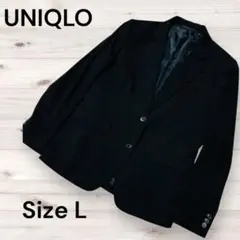 UNIQLO ユニクロ　ストレッチ　テーラードジャケット　ブラック　L