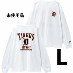 【未使用品L】MLB◎デトロイト・タイガース◎ロングT◎白のサムネイル