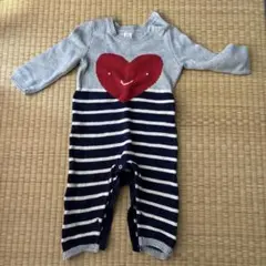 baby GAP ハート柄ロンパース 6-12ヶ月