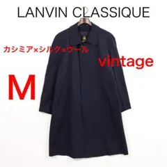 H6442-150ランバンクラシック　ステンカラーコート　カシミヤシルクウールのサムネイル