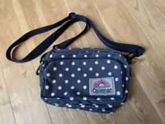 【美品】Coleman★ドット柄 ショルダーバッグ