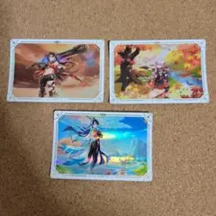 原神 シールウエハース2 3枚まとめ売り