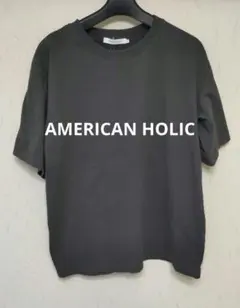 AMERICAN HOLIC　アメリカンホリック ガーメントダイ加工無地Tシャツ