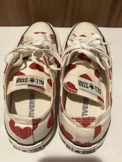 コンバース ハート柄 23.0〜23.5cm (箱無し)