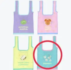 ディズニー カプセルトイ エコバッグ　ポップコーンデザイン