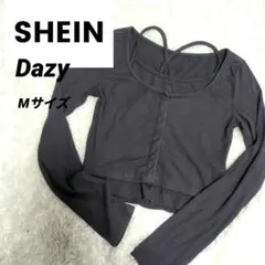 SHEIN Dazy M　グレーキャミカーディガンセット