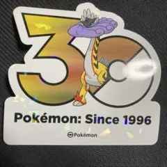 韓国 ポケモン 30周年ステッカー ソンス ポップアップ タケルライコ