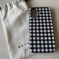 BURGA チェック柄 iPhone16ケース