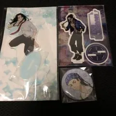 東京リベンジャーズ　缶バッジ　場地圭介　アクスタ　3点セット