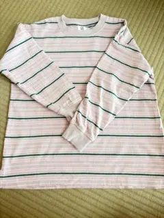 【美品】ボーダー カットソー ロンT