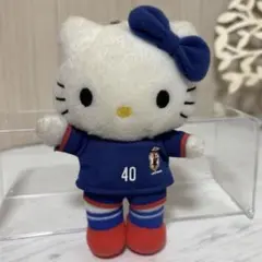 ハローキティ サッカー日本代表 ぬいぐるみマスコット 背番号40 - メルカリ