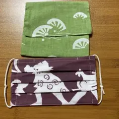 ハンドメイドマスクケース、マスク