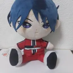 ぬいぐるみ 青と赤 約 JAPAN刺繍