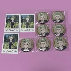 ツイステ ツイステ展 セベク 缶バッジ カード