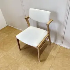 シギヤマ家具 セミアームチェア オーク材 合皮 レザー チェア 椅子 イス いすのサムネイル