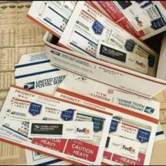 USPS 封筒入り 郵政 ラベル ステッカー パック 米国製 ラッピング