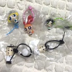 パワーパフガールズ カラフルマルチチャーム 5個セット