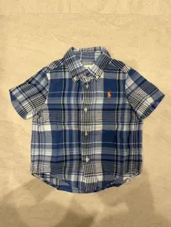 Ralph Lauren 半袖チェックシャツ　18M 85