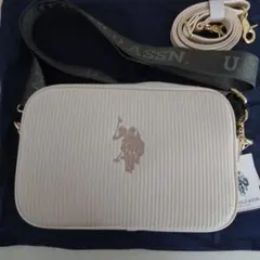 U.S. POLO ASSN. ショルダーバッグ ホワイト