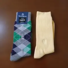 未使用　紳士用マンシングウェアソックス二足