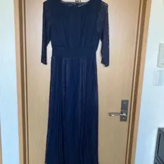 シフォンロングドレス