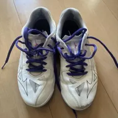 Mizuno バドミントンシューズ ホワイト/パープルのサムネイル