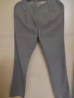 ⭐*︎様 テーパードパンツ グレーカーキ L ストレッチ ドローコード