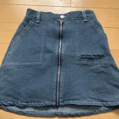 LOVETOXIC デニムスカート ジッパー付き
