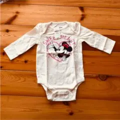 新品タグ付き baby GAP ミニー長袖ロンパース 70