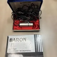 BARON JM-1 エレクトレットコンデンサーマイク　ピンマイク　昭和レトロのサムネイル