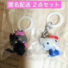 ハローキティ めじるしアクセサリー 小悪魔キティ スタンダードキティ 2点セット