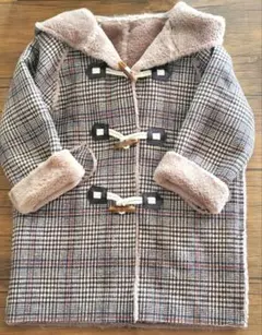 キッズ　フード付き　ダッフルコート　130㎝