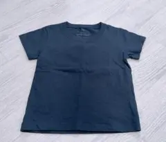 無印　Tシャツ 半袖 キッズ ベビー 100cm ネイビーのサムネイル