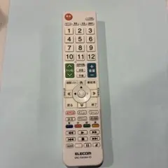 ELECOM ERC-TV01WH-TO テレビ用リモコンのサムネイル