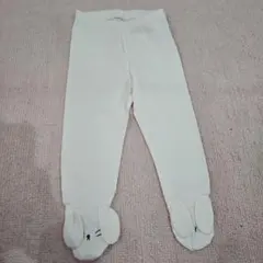 ベビータイツ　レギンス　ウサギ　綿　80cm